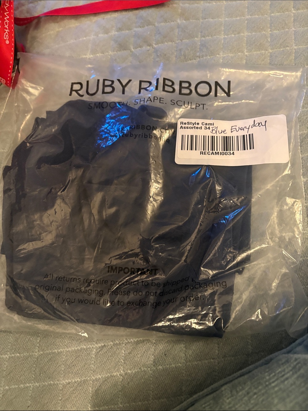 Ruby Ribbon Everyday Shape Cami - New - Dark Blue